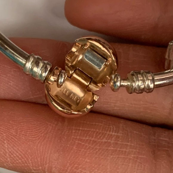 Pandora Rose Gold Clasp Bangle Bracelet w/ New 9 Pokemon Themed Charms - Picture 9 of 12